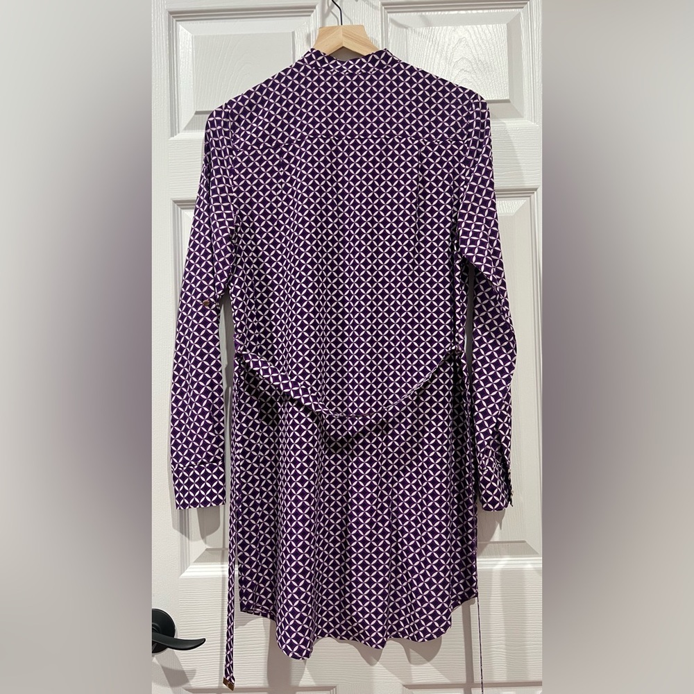 Juicy Couture Size 4 Multicolor Silk Tunic Dress - Picture 7 of 16